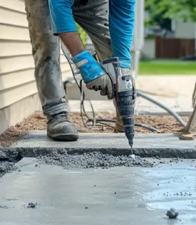 Concrete lifting equipment